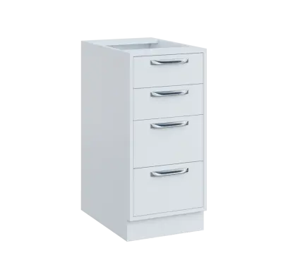 QS - 4Z42 spodní skříňka, 4-zásuvková, 900x400x600, bílá QS - 4Z42 spodní skříňka, 4-zásuvková, 900x400x600, bílá